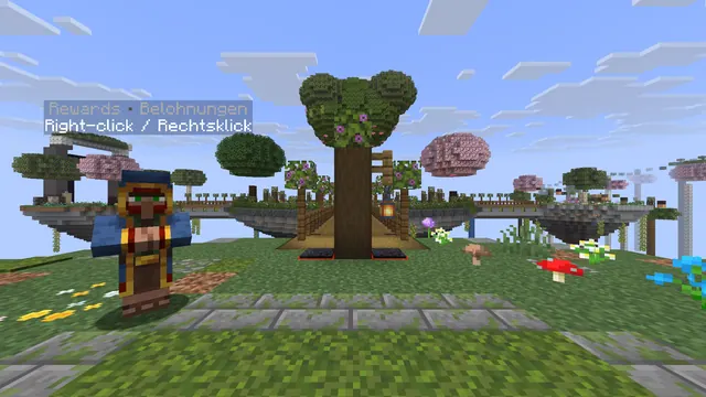 Lobby spawn with the rewards NPC